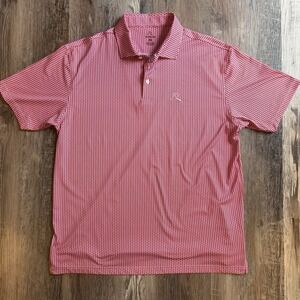 Rhoback Don't Mess With Texas Performance Polo Red Mens Size XL